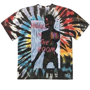 Highest in The Room HITR Cactus Jack Tie Dye Shirt